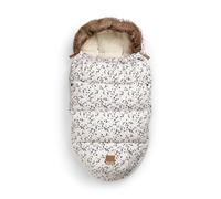 Elodie Details Saco para Silla de Paseo Universal de Invierno, Saco de Dormir para Carrito de Bebé con Forro Polar, Saco para Capazo de Cochecito Impermeable, Cortaviento - Lunares dálmata