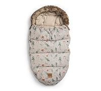 Elodie Details Saco para Silla de Paseo Universal de Invierno, Saco de Dormir para Carrito de Bebé con Forro Polar, Saco para Capazo de Cochecito Impermeable, Cortaviento - Flor de Pradera