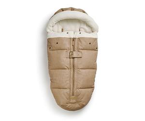 Elodie Details Saco para Silla de Paseo Universal de Invierno, Saco de Dormir para Carrito de Bebé con Forro Polar, Saco para Capazo de Cochecito Impermeable, Cortaviento - Marrón Aviador