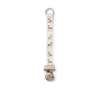 Elodie Details Schnullerclip - Schnullerkette & Nuckelkette mit Holzclip für Baby - BPA-freier Schnullerhalter aus recyceltem Polyester - Schnullerband für Jungen & Mädchen - Fairytale Friends