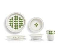 Elodie Details Vajilla Bebé Infantil - Plato Cuenco Vaso en PLA, Ventosa Silicona Extraíble, Sin BPA, Apto Lavavajillas y Microondas, Primeras Comidas Niño dès 12 meses, Berså