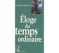 Éloge Du Temps Ordinaire (ebook)
