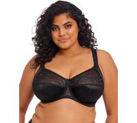 Elomi Cate Underwire Full Cup Banded Bra Cobertura para mujer, Negro, 44F
