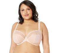 Elomi Women's Charley Bra: Stretch Lace & Mesh, Racerback Option. Low Plunge UK JJ, Us Sizes D-n Sujetador, Rose ââ‚¬â€œ Ballet Pink, 90F para Mujer