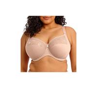 Elomi Morgan Banded Comfort & Support. Three-Section Cup, Side Frame, Stretch Lace. Solid Color Bra DD+ Bras Sujetador de Cobertura Completa, Opaco, Arena, 34FF para Mujer