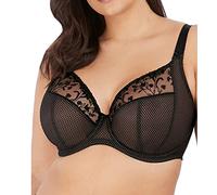 Elomi Charley-Brasier Bordado con Aros Sujetador Plunge, Jet, 75M para Mujer