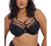 Elomi Women's Brianna Underwire Plunge Bra Sujetador, Semitranslúcida, Negro, 95J para Mujer