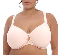 Elomi Women's Charley Bandless T-Shirt Bra: Floral Lace, Breathable Spacer Fabric, Diamond Mesh Detail. DD+ Bras Sujetador para Camiseta, Opaco, Rosa Ballet, 90G para Mujer