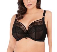 Elomi Women's Plus Size Priya Underwire Plunge Bra, Black, 38F