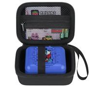 Elonbo Bitzee Digital Pet Interactive Virtual Toy Maleta, Juguetes electrónicos para Mascotas para Niños Bolsa de Almacenamiento de Viajes, Bolsillo de Malla Adecuado para baterías. Negro