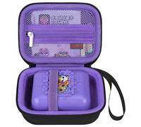 Elonbo Bitzee Digital Pet Interactive Virtual Toy Maleta, Juguetes electrónicos para Mascotas para Niños Bolsa de Almacenamiento de Viajes. Negro+Interior Morado
