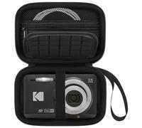 Elonbo Caja portátil de la Cámara para la cámara Digital Kodak pixpro FZ55 / FZ53 / FZ45 / FZ43 16MP, Bolsa de Bandeja para la Cámara vlogging, Negro