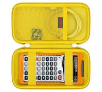 Elonbo Fluke 106/107 - Funda de Transporte para multímetro Digital básico Fluke 106/107, Bolsillo de Malla para Cable de Prueba, Conector de Cable de Alambre, Color Amarillo