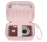 Elonbo Funda de transporte para cámara digital Kodak PIXPRO FZ55 / FZ53 / FZ45 / FZ43 de 16 MP, Z-rosa, Organizador de bolsas