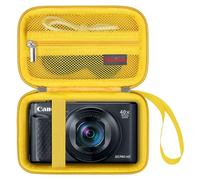 Elonbo Funda de Transporte para el Juguete Interactivo Dinosaurio Bitzee Jurassic World, Juguete Virtual Interactivo Mascota Digital Bitzee, Bolsa de Viaje rígida, Amarillo