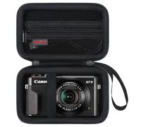 Elonbo Fundas para el Aparato fotográfico Digital Canon PowerShot G7 X Mark III / G7 X Mark II / G7X, Bolso de Viaje para el Aparato de grabación de Videos 4K G7X Mark III/II para Hacer Vlogs, Negro