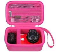 Elonbo Fundas para la cámara híbrida Canon PowerShot V1, Funda de Almacenamiento y Organizer, de Viaje para cámara compacta Digital, Frambuesa