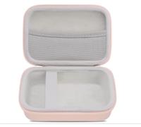 Elonbo La Caja portátil de la Cámara es Compatible con la Cámara instantánea Fujifilm Instax Mini EVO, la Lente de la Cámara Cubre el Estante de Almacenamiento de la Impresora fotográfica, Oro Rosa
