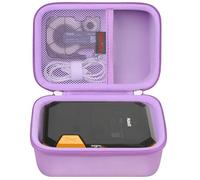 Elonbo M110 / Maleta para la máquina de producción de Etiquetas m12, Impresora portátil de código de Barras térmico Bluetooth para almacenar Bolsas de Soporte, Morado