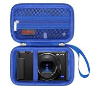 Elonbo Maleta de cámara Digital Sony ZV-1 / ZV-1F / ZV-1 II, Cámara de Video en Streaming 4k, Estante de Almacenamiento de Bolsa de Tapa de Viaje Duro. Azul