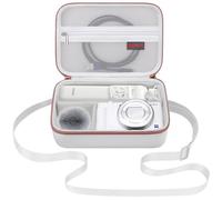 Elonbo Maleta de la cámara Digital vlog Sony zv - 1 / zv - 1F / zv - 1 II, Agarre Bluetooth para el Almacenamiento de Viajes de la Cámara 4k de vlogging Youtube Live Video Streaming, Blanco