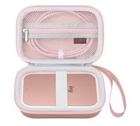 Elonbo Maleta de Mini Impresora fotográfica Ivy Mini/Ivy 2, Impresora de Cámara instantánea Bluetooth portátil Ivy cliq + cliq 2 cliq + 2, Oro Rosa