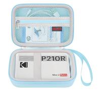 Elonbo Mini 2 Retro 4Pass Maleta de Impresora fotográfica portátil, Bolsa de Viaje para Cámara de impresión instantánea Digital, Azul