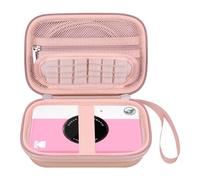 Elonbo Paquete portátil de la Cámara de impresión Digital instantánea Kodak printomatic, Bolsa de Almacenamiento de la Impresora fotográfica Bluetooth portátil, Oro Rosa+Oro Rosa