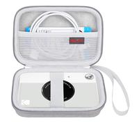 Elonbo Paquete portátil de la Cámara de impresión Digital instantánea printomatic, Bolsa de Almacenamiento de la Impresora fotográfica Bluetooth portátil, Gris