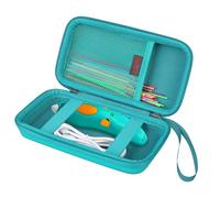 Elonbo Paquete portátil Start+ Essentials (2024) Juego de bolígrafos 3D para niños, Estante de Almacenamiento de Viajes de bolígrafos de impresión 3D, Verde+Interior Verde