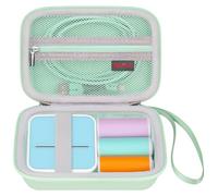 Elonbo Smile + inalámbrico Digital instantáneamente Imprime la Maleta de la cámara, impresión de Fotos instantáneamente cámara Bolsa de Viaje Estante de Almacenamiento, Verde+Interior Verde