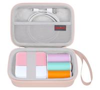 Elonbo Smile + inalámbrico Digital instantáneamente Imprime la Maleta de la cámara, impresión de Fotos instantáneamente cámara Bolsa de Viaje Estante de Almacenamiento, Rosa