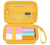 Elonbo Smile + inalámbrico Digital instantáneamente Imprime la Maleta de la cámara, impresión de Fotos instantáneamente cámara Bolsa de Viaje Estante de Almacenamiento, Amarillo