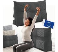 ELONEO Cojín de Respaldo 90 cm de Ancho, cojín en Esquina Apto para Cama y sofá