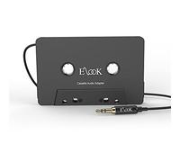 Elook - Adaptador de Cable de Audio Universal de 3,5 mm para Coche, teléfono, MP3, etc. Color Negro.