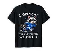 Elopement El Entrenamiento Inesperado Divertido Autismo Mapache Camiseta