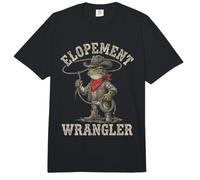Elopement Wrangler Meme Frog Planificador de Boda Cowboy Comfort Colors Adult Heavyweight T-Shirt