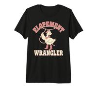 Elopement Wrangler Oca Humor Western Diseño Camiseta Premium