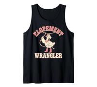 Elopement Wrangler Oca Humor Western Diseño Camiseta sin Mangas