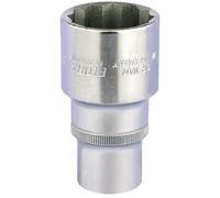 Elora 1/2"D 32Mm Profundo Bi Hexágono Enchufe Cromado Anillo Estriado 11940