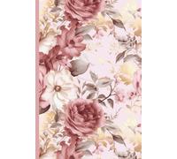 Elora James Lined Journal Notebook, 6.125" x 9.25" for women with Durable paper cover Journal for writing, College Ruled Notebook for Work & Note ... and Home Supplies, 160 Pages - Vintage Floral