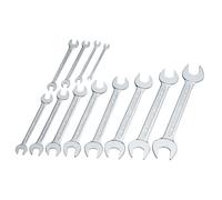 Elora Largo Métrico Conjunto de Llave de Extremo Abierto 12 Piezas 6A 32MM Cromo