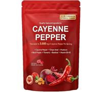 Elorita Cayenne Pepper Softgels, 12-in-1 Capsaicin Supplements, 3000mg per Serving with Vitamins D3, K2 & E, Supports Healthy Circulation & Daily Energy 240 Capsules (1bag)