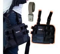 Elory Z 2.0, Holster Z 2.0 Tool Pouch, Multi-Tool Electrician Tools Pouch with Leg Tool Belt Clip, Holster Z Leg Oxford Tactical Work Bag (2 Pcs)