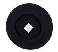 Elosegui Boina Vasca Básica Negra 100% Lana Merino sin badana y sin Forro (11, Negro)