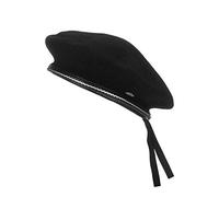 Elosegui Boina Vasca Che diseño Militar 100% Lana Merino Cinta Ajustable (Negro, Talla única)