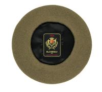 Elosegui Boina Vasca Exposición Fina 100% Lana Merino sin badana Forro Raso (as4, Alpha, One_Size, 12.5, Kaki, Talla única)