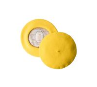 Elosegui Boina Vasca Modelo Dame, 100% Lana Merino, Amarillo, Talla Única, Estilo Contemporáneo, Unisex Adulto