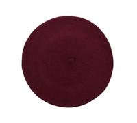 Elosegui Boina Vasca Mujer Modelo Dame 100% Lana Merino con Forro (Granate 64)