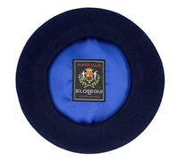 Elosegui Boina Vasca Superlujo sin badana 100% Lana Merino Impermeabilizada (13,5, Talla única, Azul)